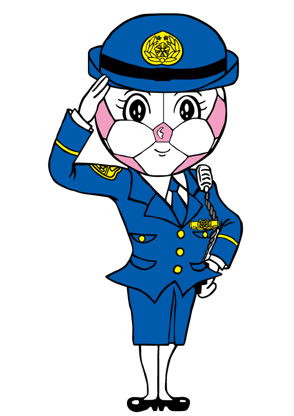 静岡県警察のマスコットシズカちゃんの画像